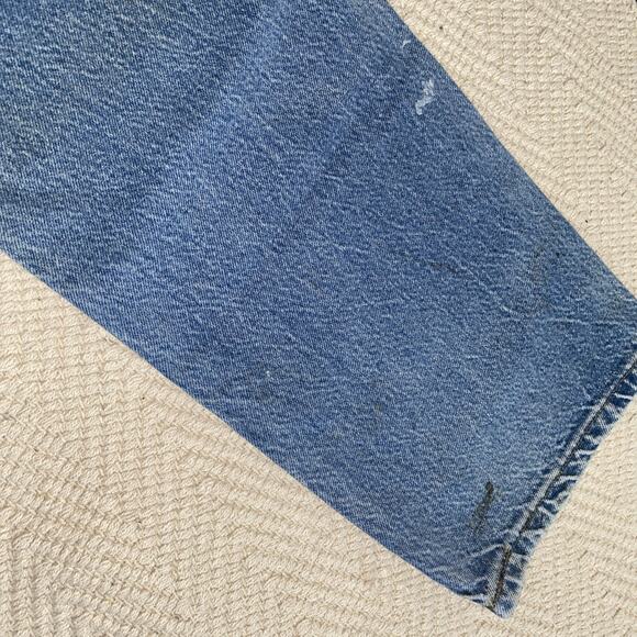 Vintage Carhartt Jeans Men's 34x30 Blue Denim Relaxed Fit Straight Leg B160 DST - Picture 14 of 15